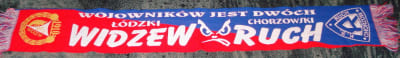 Szalik Widzew Łódź & Ruch Chorzów